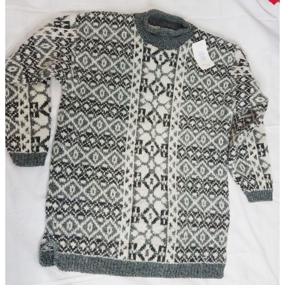 Coldwater Creek Wool/Mohair Chunky Sweater szLg - Picture 2 of 6